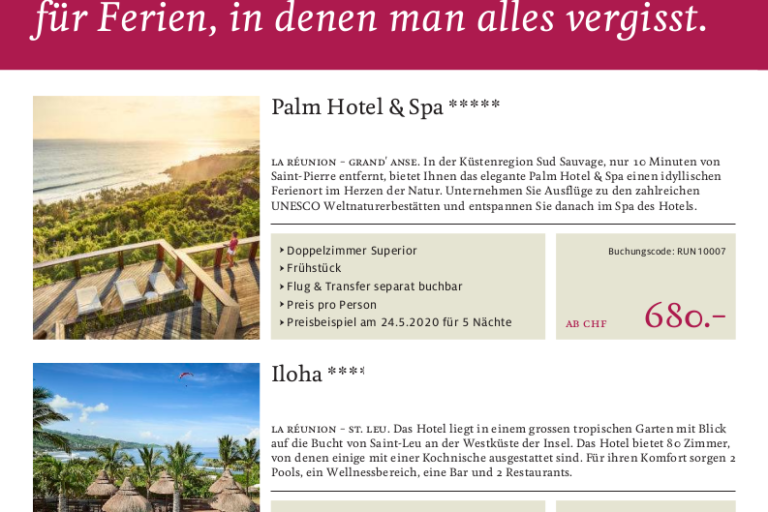 Inspiration La Reunion