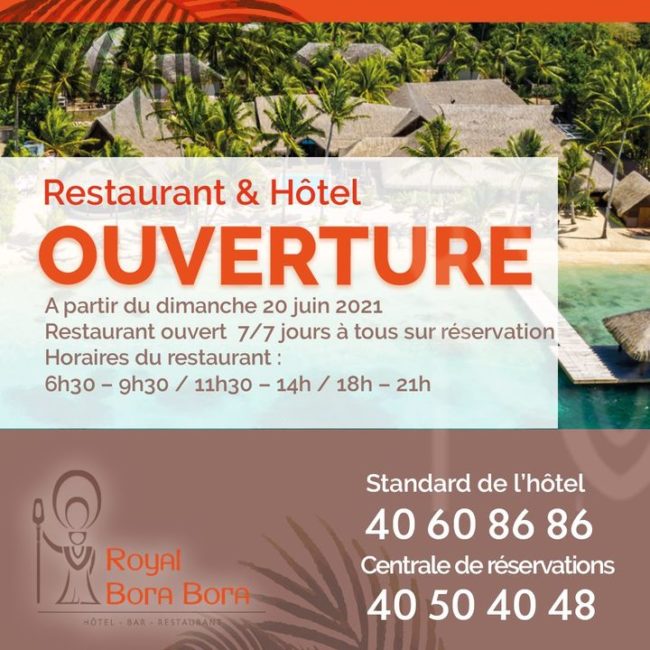 Réouverture Royal Bora