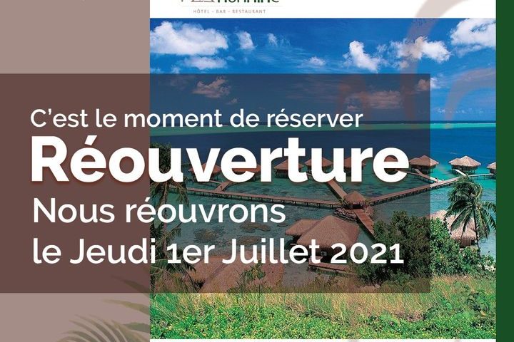 Réouverture Royal Huahine