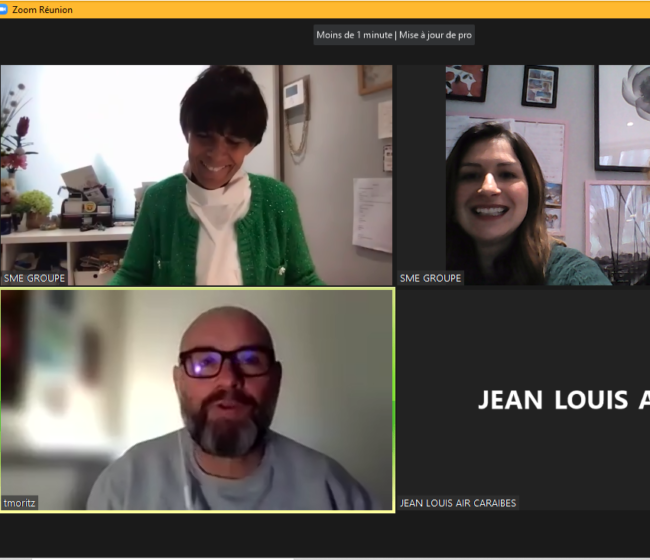 meeting French bee meeting French bee